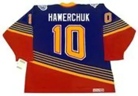 DALE HAWERCHUK St. Louis Blues 1996 Away CCM NHL Vintage Throwback Jersey 