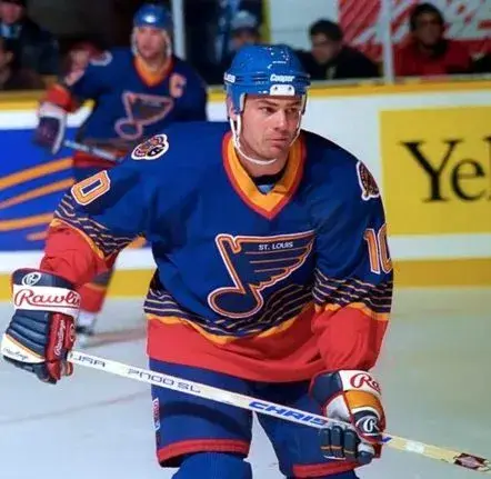 DALE HAWERCHUK St. Louis Blues 1996 Home CCM NHL Vintage Throwback Jersey 