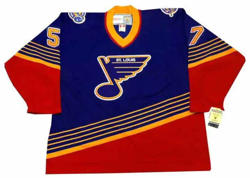 DAVID PERRON St. Louis Blues 1990’s CCM NHL Vintage Throwback Jersey