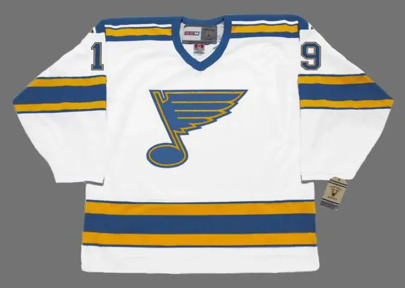 DEREK SANDERSON St. Louis Blues 1975 CCM Vintage Throwback NHL Hockey Jersey