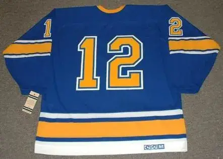 DICKIE MOORE St. Louis Blues 1967 CCM Vintage Throwback NHL Hockey Jersey 