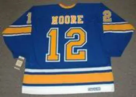 DICKIE MOORE St. Louis Blues 1967 CCM Vintage Throwback NHL Hockey Jersey 