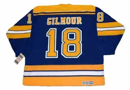 DOUG GILMOUR St. Louis Blues 1983 CCM Vintage Throwback NHL Hockey Jersey 