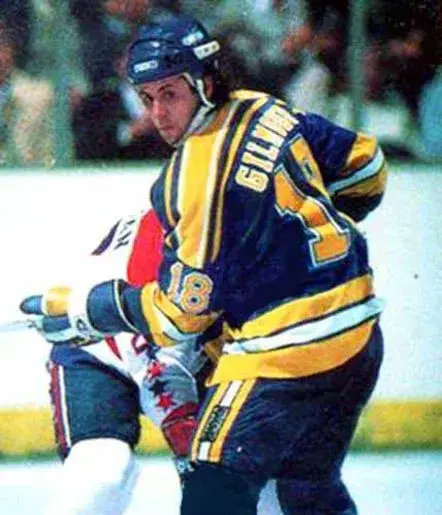 DOUG GILMOUR St. Louis Blues 1983 CCM Vintage Throwback NHL Hockey Jersey 
