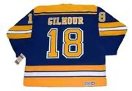 DOUG GILMOUR St. Louis Blues 1983 CCM Vintage Throwback NHL Hockey Jersey 