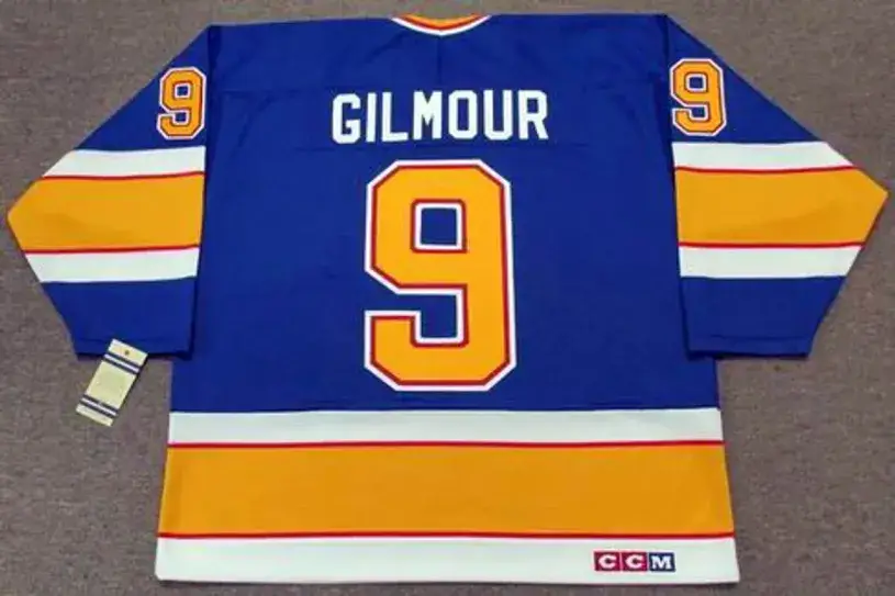 DOUG GILMOUR St. Louis Blues 1987 CCM Vintage Throwback NHL Hockey Jersey 
