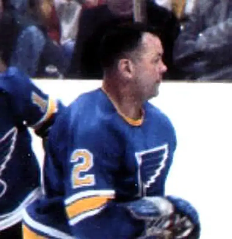 DOUG HARVEY St. Louis Blues 1968 CCM Vintage Throwback NHL Hockey Jersey 