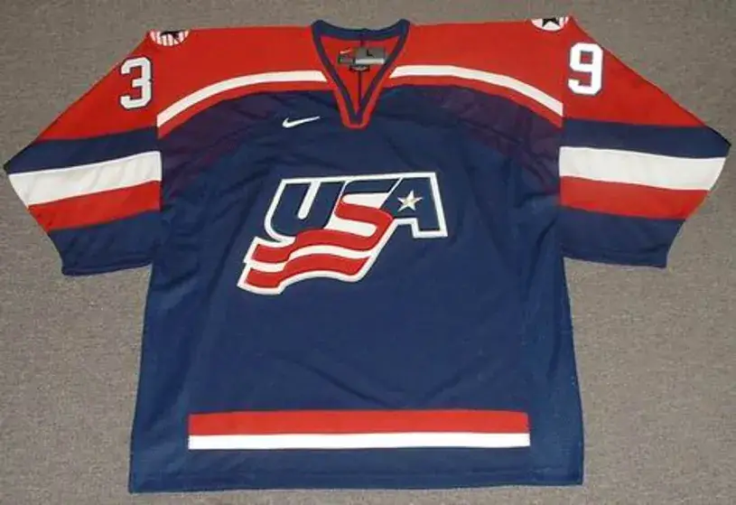 DOUG WEIGHT 2002 USA Nike Olympic Throwback Hockey Jersey