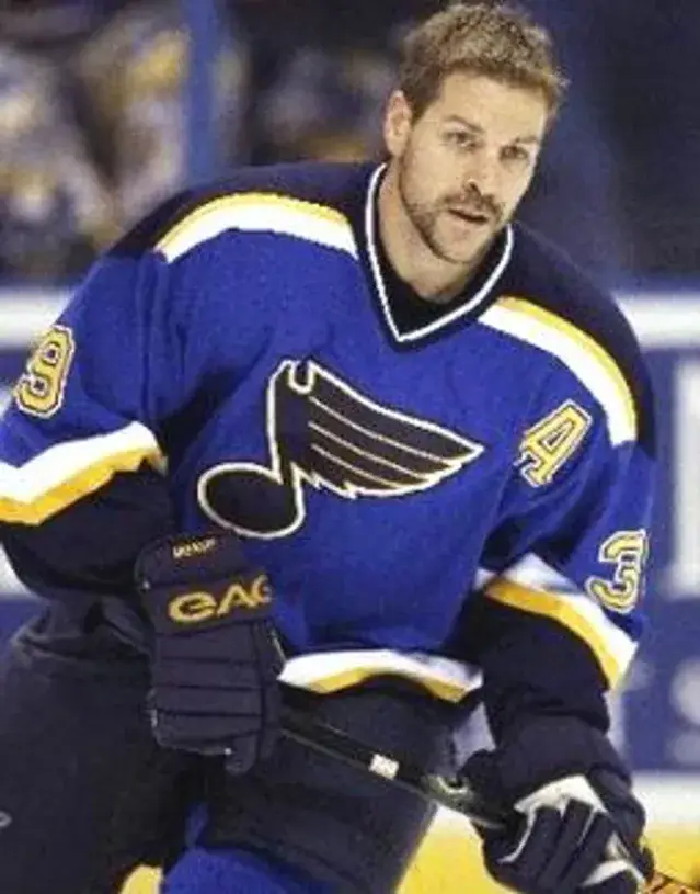 DOUG WEIGHT St. Louis Blues 2003 CCM Throwback NHL Jersey 