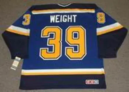 DOUG WEIGHT St. Louis Blues 2003 CCM Throwback NHL Jersey 