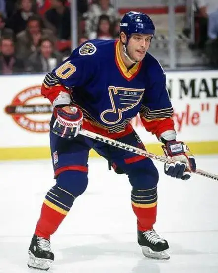ESA TIKKANEN St. Louis Blues 1995 Away CCM NHL Vintage Throwback Jersey 