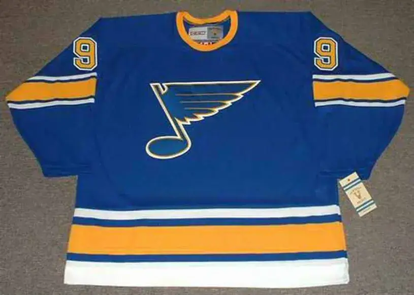 FRANK ST. MARSEILLE St. Louis Blues 1967 CCM Vintage Throwback NHL Hockey Jersey