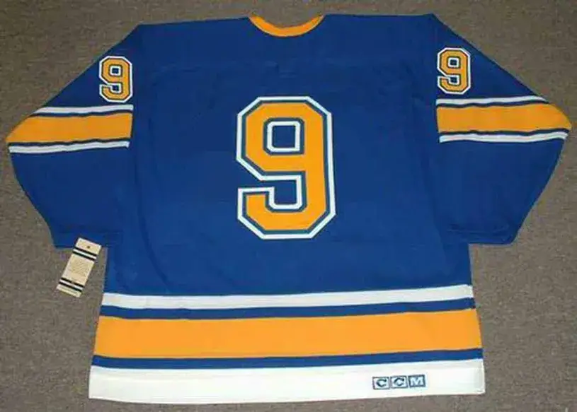 FRANK ST. MARSEILLE St. Louis Blues 1967 CCM Vintage Throwback NHL Hockey Jersey 