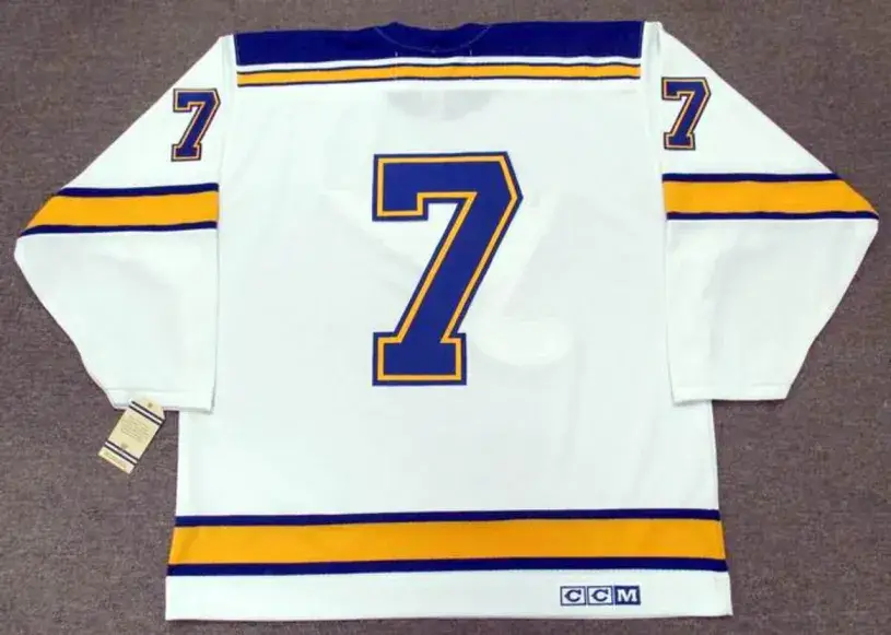 GARRY UNGER St. Louis Blues 1972 CCM Vintage Throwback Away NHL Hockey Jersey 