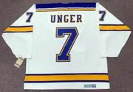 GARRY UNGER St. Louis Blues 1972 CCM Vintage Throwback Away NHL Hockey Jersey 