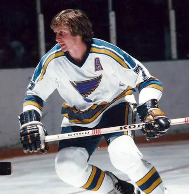 GARRY UNGER St. Louis Blues 1975 CCM Vintage Throwback NHL Hockey Jersey 