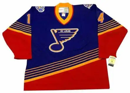 GEOFF COURTNALL St. Louis Blues 1997 Away CCM NHL Vintage Throwback Jersey