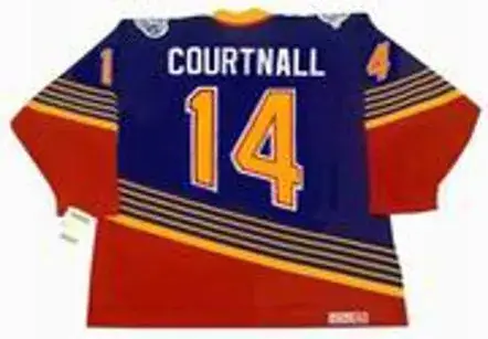GEOFF COURTNALL St. Louis Blues 1997 Away CCM NHL Vintage Throwback Jersey 