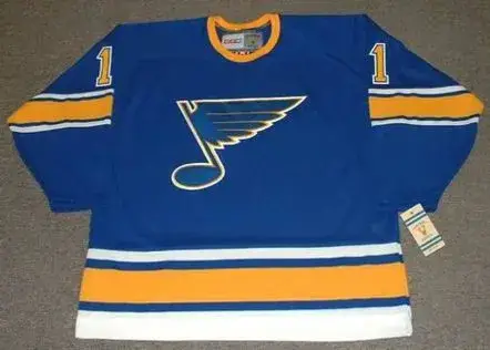 GLENN HALL St. Louis Blues 1967 CCM Vintage Throwback NHL Hockey Jersey