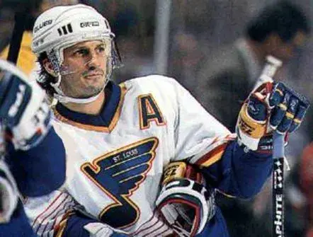 GUY CARBONNEAU St. Louis Blues 1994 CCM Vintage Home NHL Hockey Jersey 
