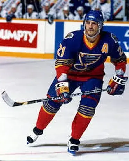 GUY CARBONNEAU St. Louis Blues 1994 CCM Vintage Home NHL Hockey Jersey 