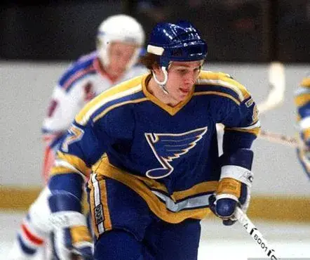 JOE MULLEN St. Louis Blues 1983 CCM Vintage Throwback NHL Hockey Jersey 