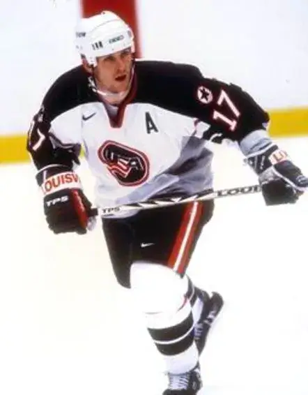 KEITH TKACHUK 1998 USA Nike Olympic Throwback Hockey Jersey 