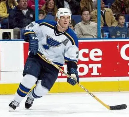 KEITH TKACHUK St. Louis Blues 2003 CCM Throwback Away NHL Hockey Jersey 