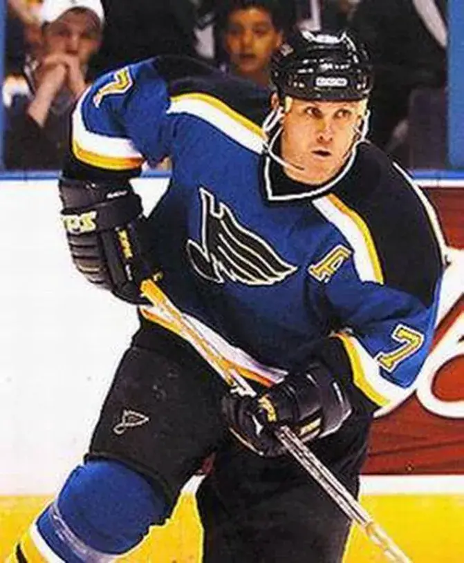 KEITH TKACHUK St. Louis Blues 2003 CCM Throwback Home NHL Hockey Jersey 
