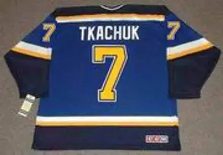 KEITH TKACHUK St. Louis Blues 2003 CCM Throwback Home NHL Hockey Jersey 
