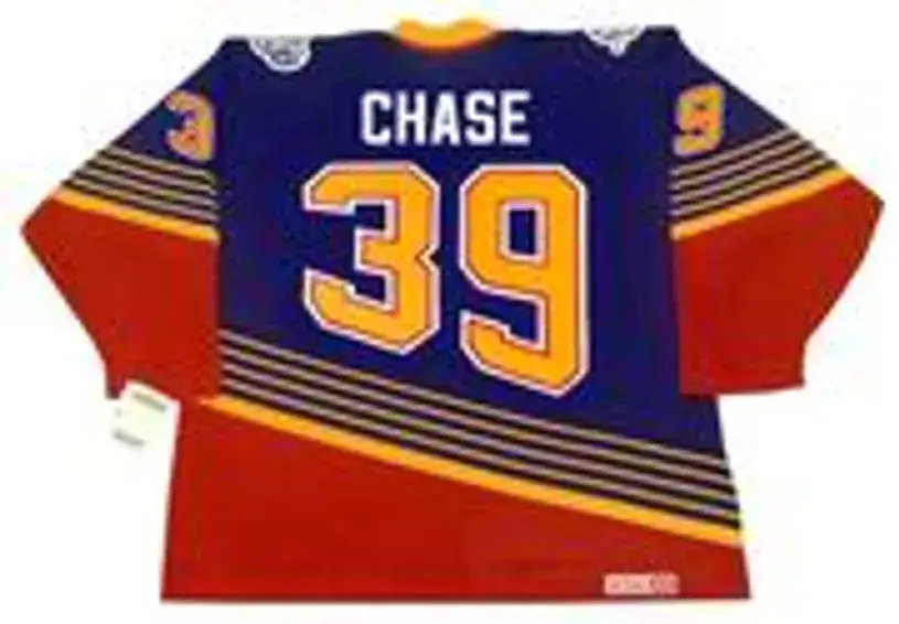 KELLY CHASE St. Louis Blues 1997 Away CCM NHL Vintage Throwback Jersey 