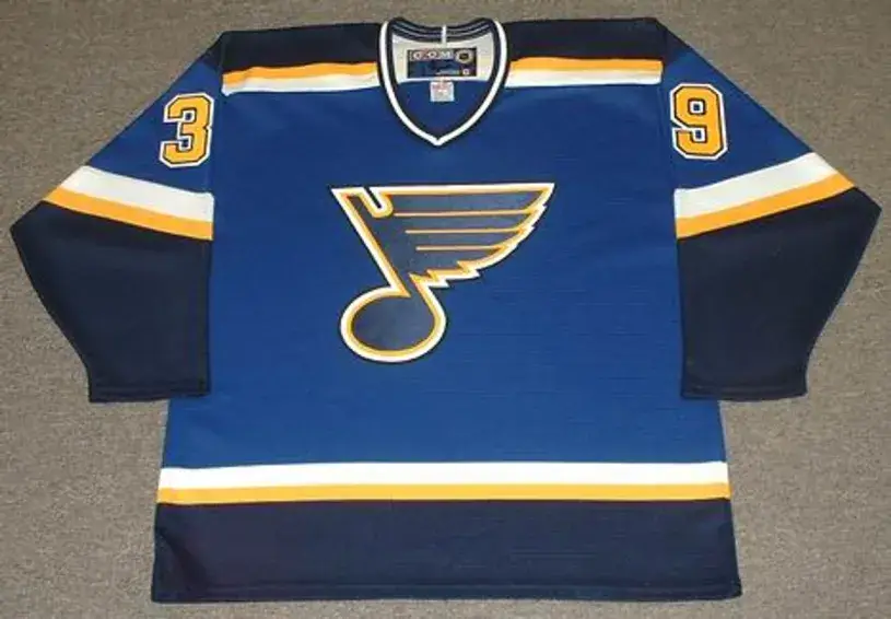 KELLY CHASE St. Louis Blues 1998 CCM Throwback NHL Jersey