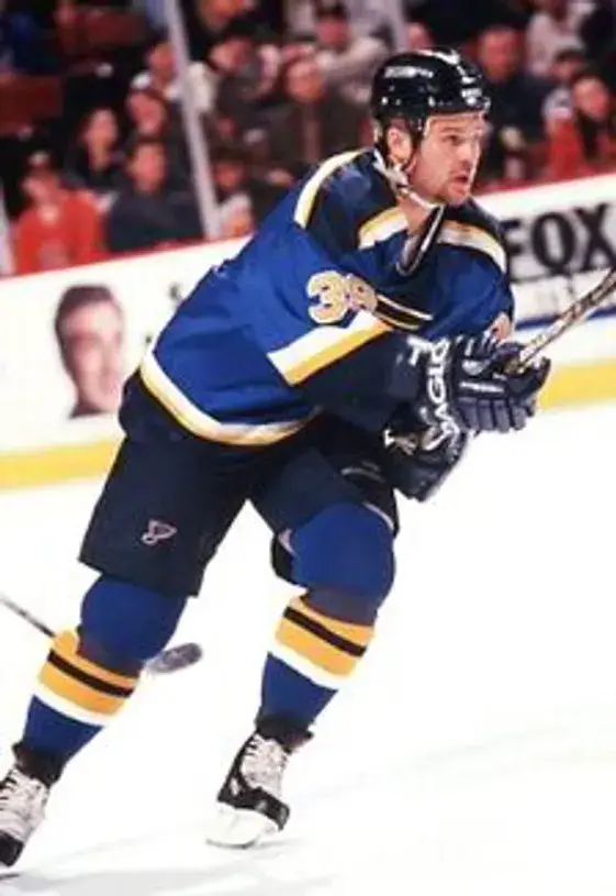 KELLY CHASE St. Louis Blues 1998 CCM Throwback NHL Jersey 