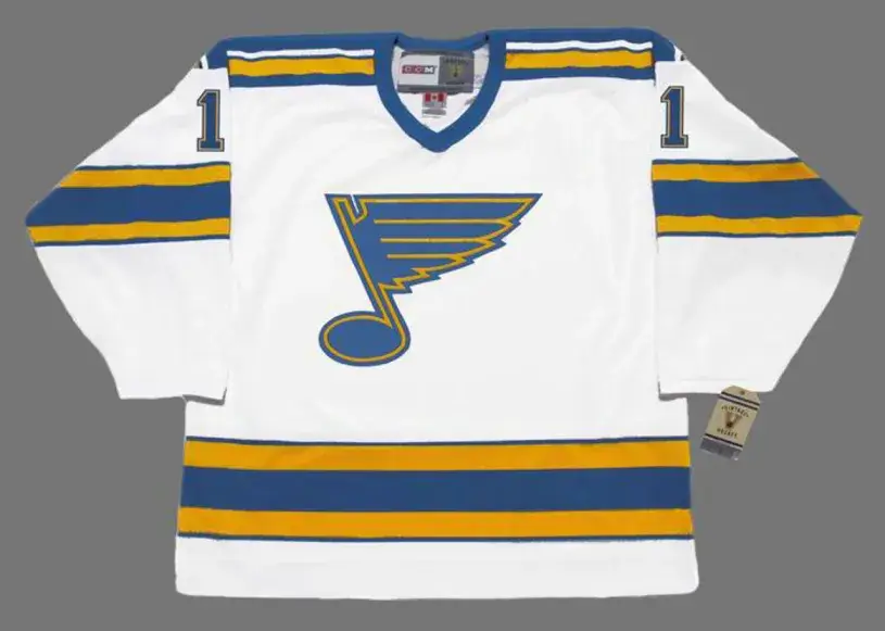 MIKE LIUT St. Louis Blues 1979 CCM Vintage Throwback NHL Hockey Jersey