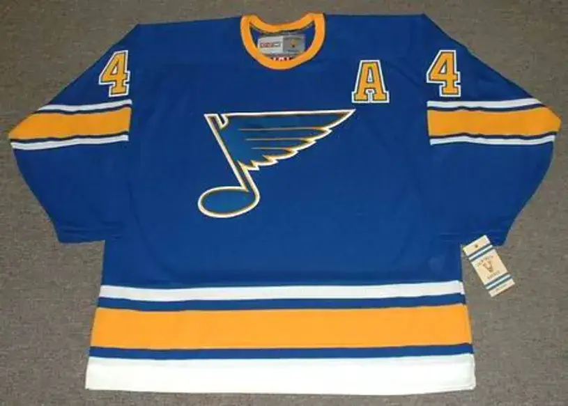 NOEL PICARD St. Louis Blues 1967 CCM Vintage Throwback NHL Hockey Jersey