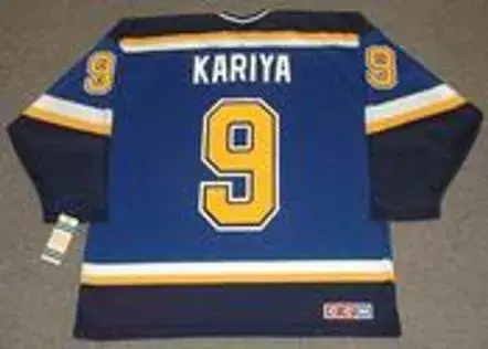 PAUL KARIYA St. Louis Blues 2007 CCM Home Throwback NHL Hockey Jersey 