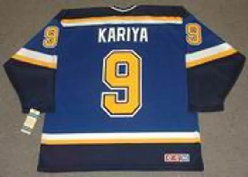 PAUL KARIYA St. Louis Blues 2007 CCM Home Throwback NHL Hockey Jersey 