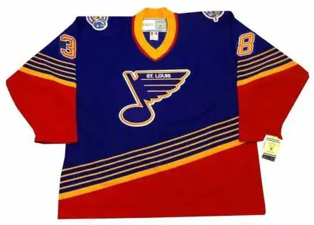 PAVOL DEMITRA St. Louis Blues 1997 Away CCM NHL Vintage Throwback Jersey