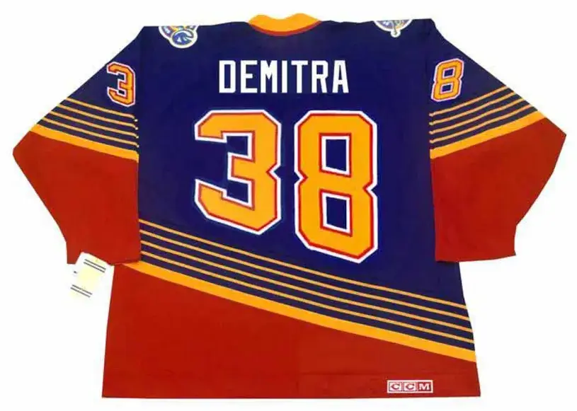 PAVOL DEMITRA St. Louis Blues 1997 Away CCM NHL Vintage Throwback Jersey 