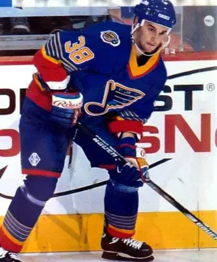 PAVOL DEMITRA St. Louis Blues 1997 Away CCM NHL Vintage Throwback Jersey 