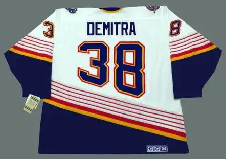 PAVOL DEMITRA St. Louis Blues 1997 Home CCM NHL Vintage Throwback Jersey 