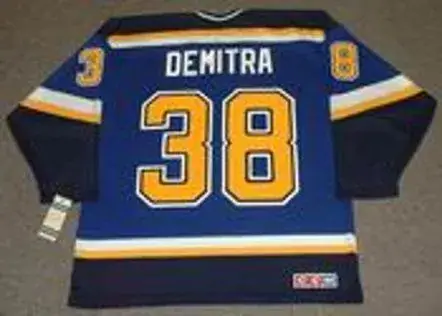 PAVOL DEMITRA St. Louis Blues 1998 CCM Throwback NHL Jersey 