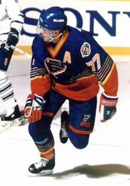 PIERRE TURGEON St. Louis Blues 1996 Away CCM NHL Vintage Throwback Jersey 