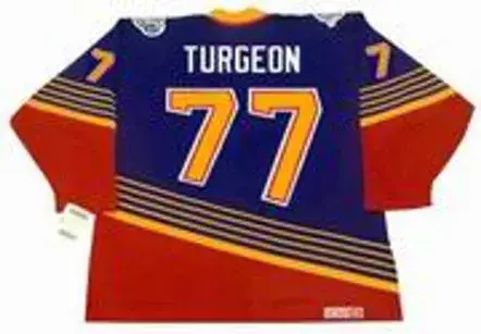 PIERRE TURGEON St. Louis Blues 1996 Away CCM NHL Vintage Throwback Jersey 