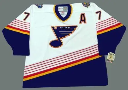 PIERRE TURGEON St. Louis Blues 1996 Home CCM NHL Vintage Throwback Jersey