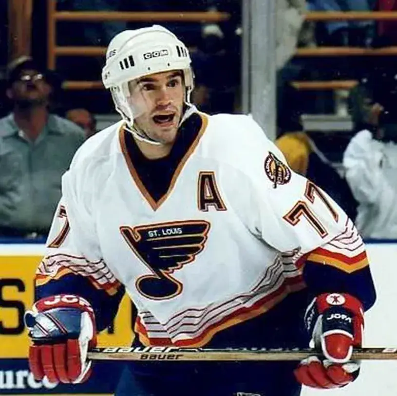 PIERRE TURGEON St. Louis Blues 1996 Home CCM NHL Vintage Throwback Jersey 