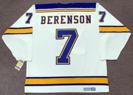 RED BERENSON St. Louis Blues 1967 CCM Vintage Throwback Away NHL Hockey Jersey 