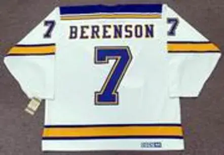 RED BERENSON St. Louis Blues 1967 CCM Vintage Throwback Away NHL Hockey Jersey 