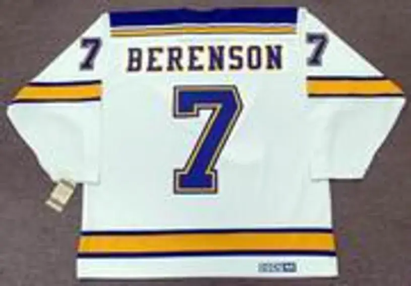 RED BERENSON St. Louis Blues 1967 CCM Vintage Throwback Away NHL Hockey Jersey 