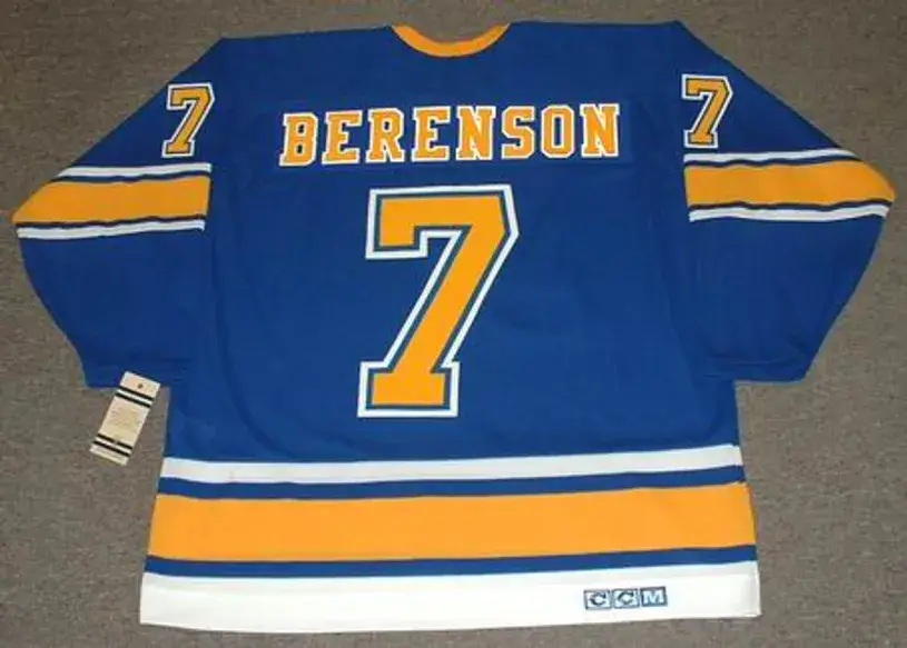 RED BERENSON St. Louis Blues 1968 CCM Vintage Throwback NHL Hockey Jersey 